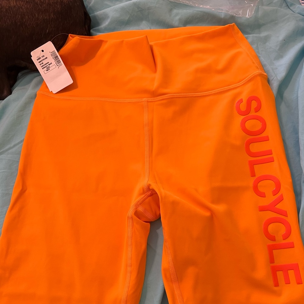 SoulCycle Orange Athletic Shorts